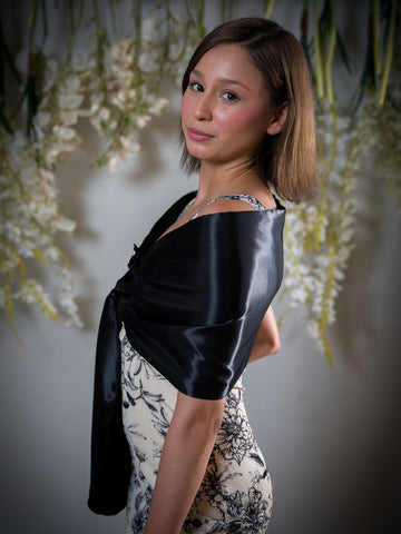 Luxury Satin Evening Wrap