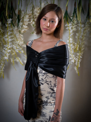 Luxury Satin Evening Wrap