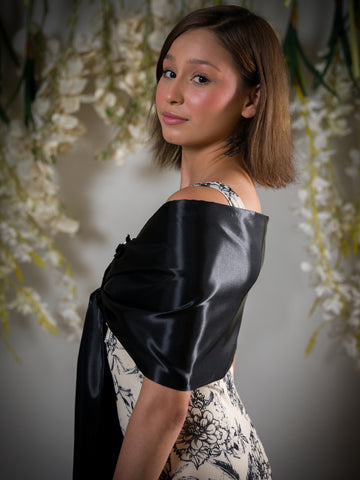 Luxury Satin Evening Wrap