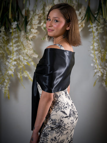 Luxury Satin Evening Wrap
